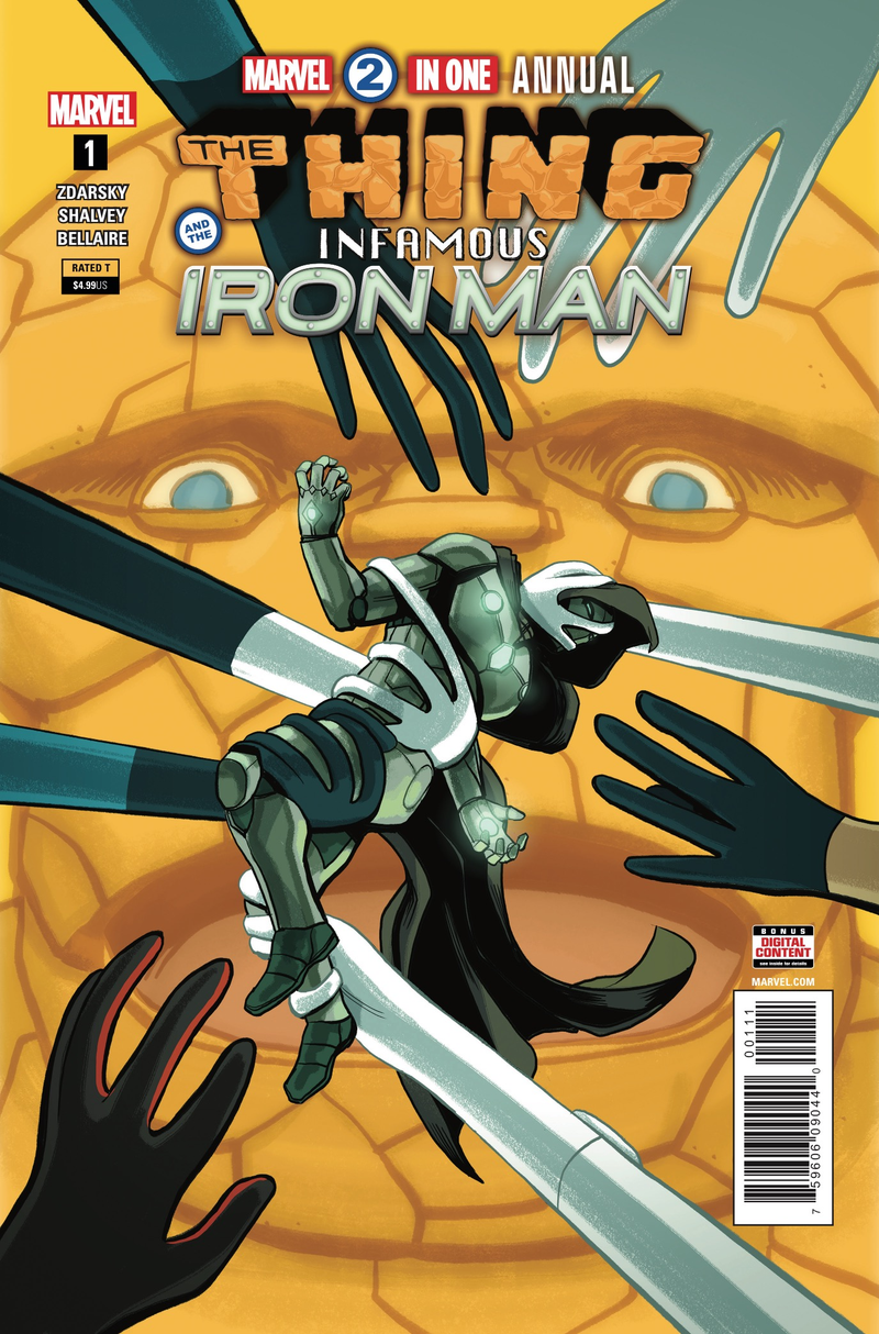 Illustration for article titled Doom and The Thing team up in this Marvel Two-In-One Annual exclusive